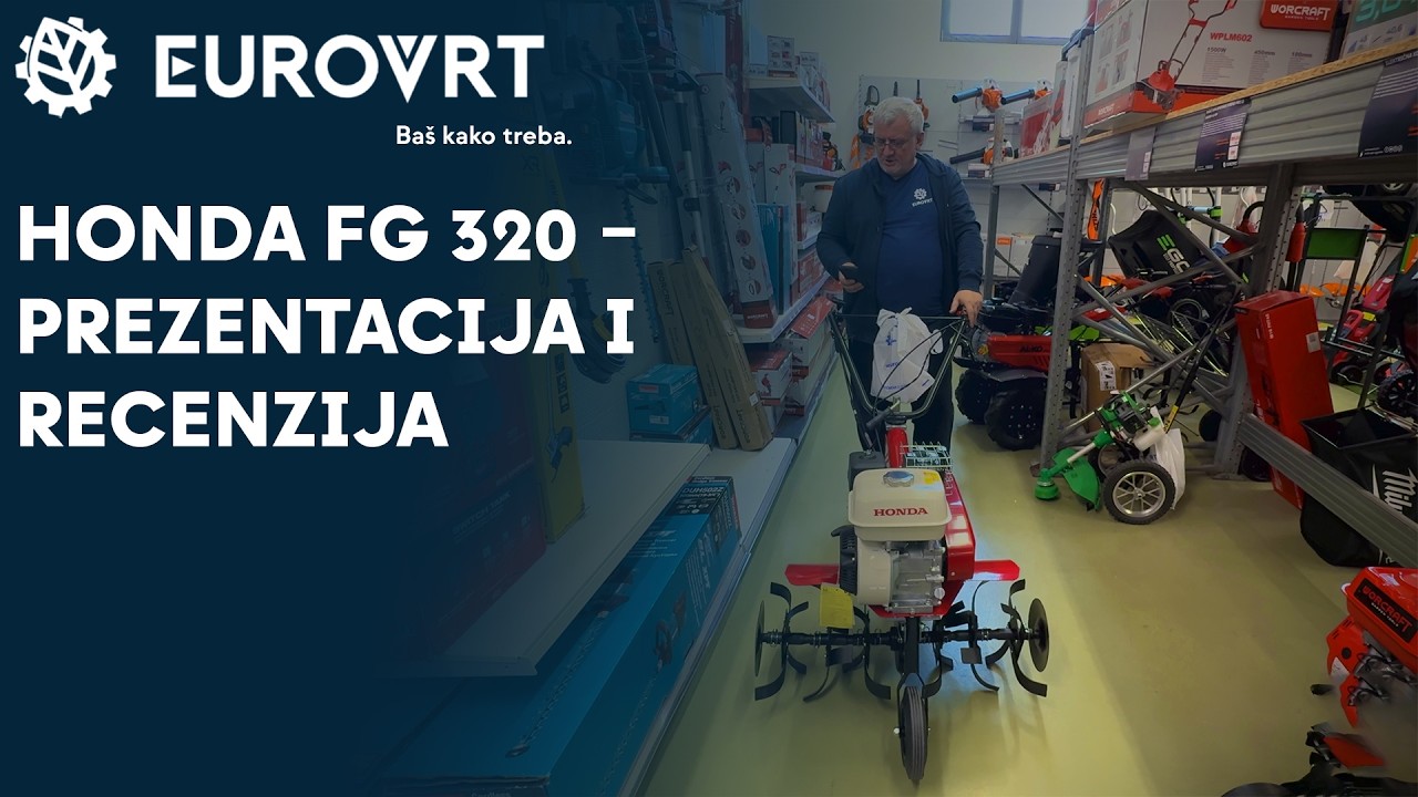 Honda FG 320 – Prezentacija Benzinske Kopačice za Vrt | Eurovrt.hr