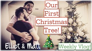 Elliot & Matt! 'OUR FIRST CHRISTMAS TREE!' BRITISH GAY WEEKLY VLOG 2019!