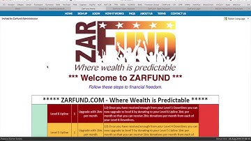 ZARfund - How To Register And Upgrade