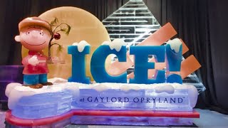 ICE! Featuring A CHARLIE BROWN CHRISTMAS-Complete Walkthrough | Gaylord Opryland Resort-Nashville TN