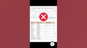Excel Flash Fill = Magic! ✨ | Ctrl + E Shortcut #shorts #excel #tricks