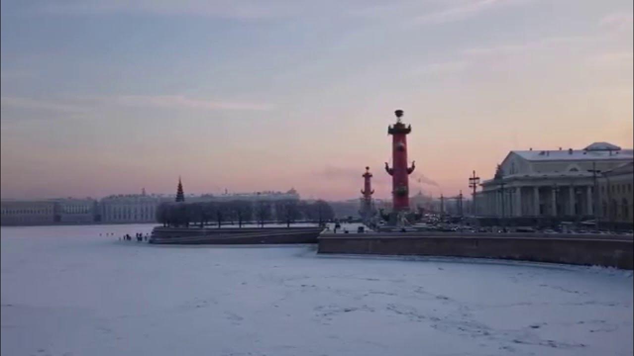 Петропавловская крепость лед плывет