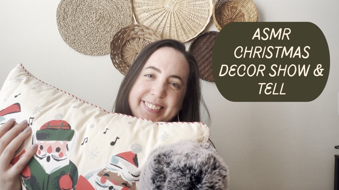 ASMR Christmas Decor Show & Tell 🎄 Whispering, Tapping & Crinkles
