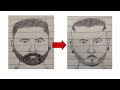 See how a beard can change a person  beard art  art drawing