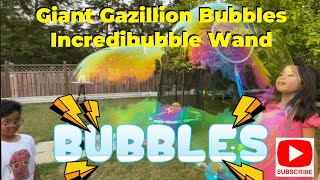 Giant Gazillion Bubbles Incredibuble Wand Its Fun Lots Of Pops