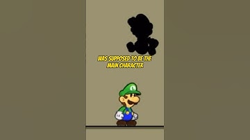 Luigi was planned to be the MAIN CHARACTER of Paper Mario?! #supermario #mariomovie #papermariottyd