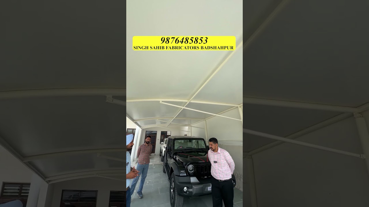 ਘਰਾਂ ਚ ਲੱਗਣ ਵਾਲਾ ਨਵੇਂ ਤੇ ਆਧੁਨਿਕ ਤਰੀਕੇ ਦਾ ਪਾਰਕਿੰਗ ਸ਼ੈੱਡ #parkingshed #homedesign