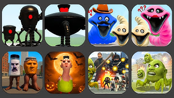 New Evolution of Omnidroid V.x5 VS Sandbox In Space,Shooter Nextbots: Sandbox Mod,...