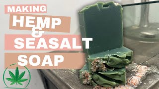 Making (Cold Process) Hemp Soap!