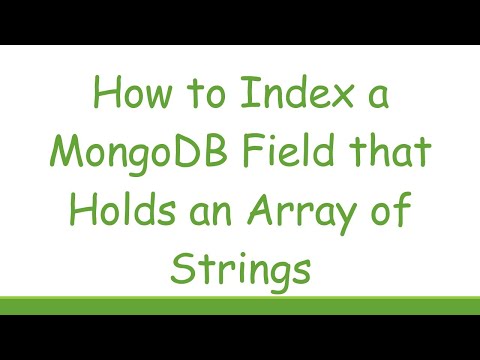 How to Index