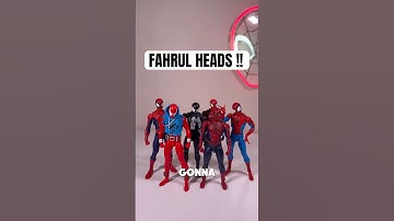 let’s upgrade my spider-man figs with some custom head sculpts#spiderman #actionfigure #mafex #fyp
