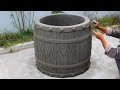 Creative And Unique Ways To Use Wine Barrels With Cement