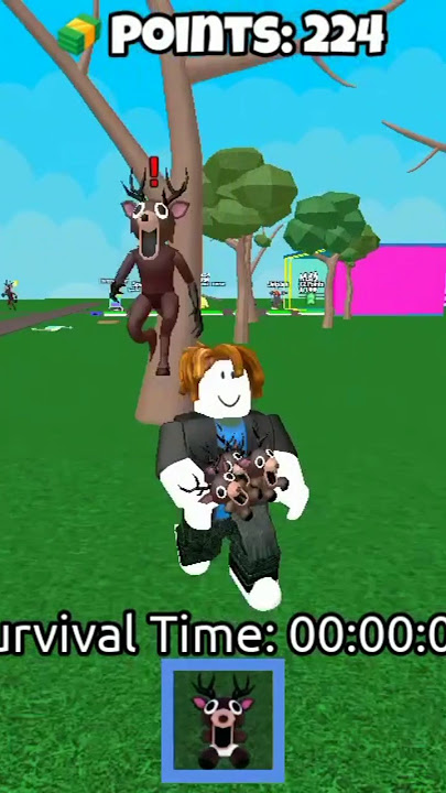 Successful steal baby from 99 nights deer 🦌 #roblox #memes #games