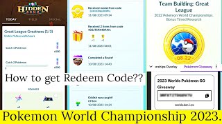 Pokemon Go World Championships Timed Research Codes - Pokemon GO Guide - IGN