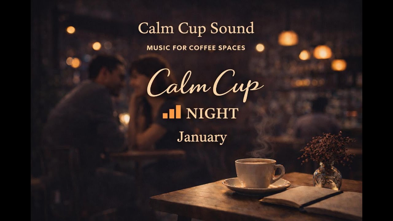@Calm Cup Night ☕ Cozy Cafe Music for January | No Vocals, Cafe BGM