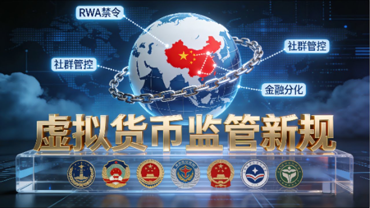 中国七部门虚拟货币监管新规深度解析：RWA禁令、社群管控与全球区块链金融的分化格局 ｜