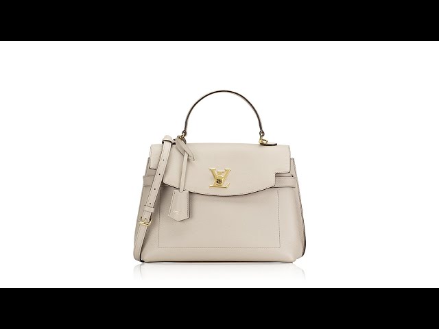 Louis Vuitton Greige Soft Calfskin Lockme Ever MM