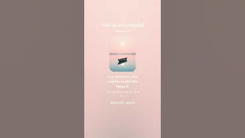 Thumbnail of Nuet är livets mirakel Swedish melodic song