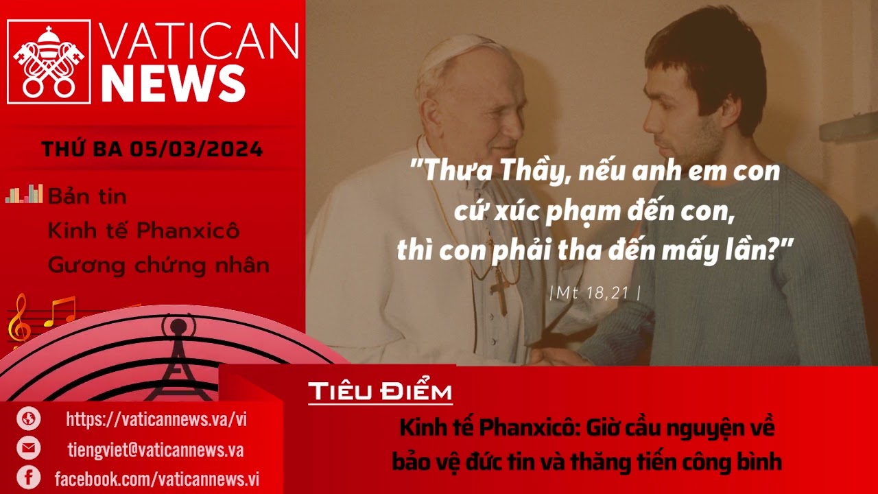 Radio thứ Ba 05/03/2024 - Vatican News Tiếng Việt