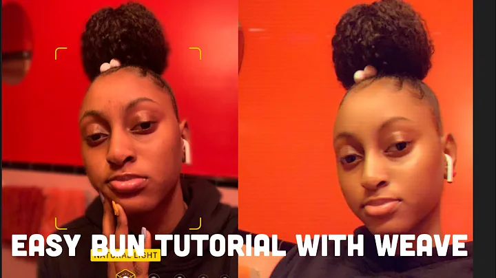 How To Do A Bun With Weave| Kimberly Duke