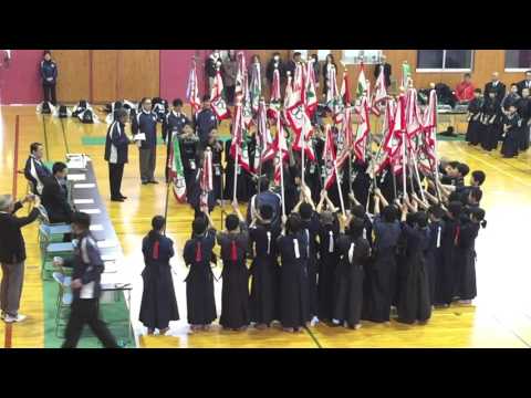 H28 3/13 岡山市剣道錬成大会 選手宣誓