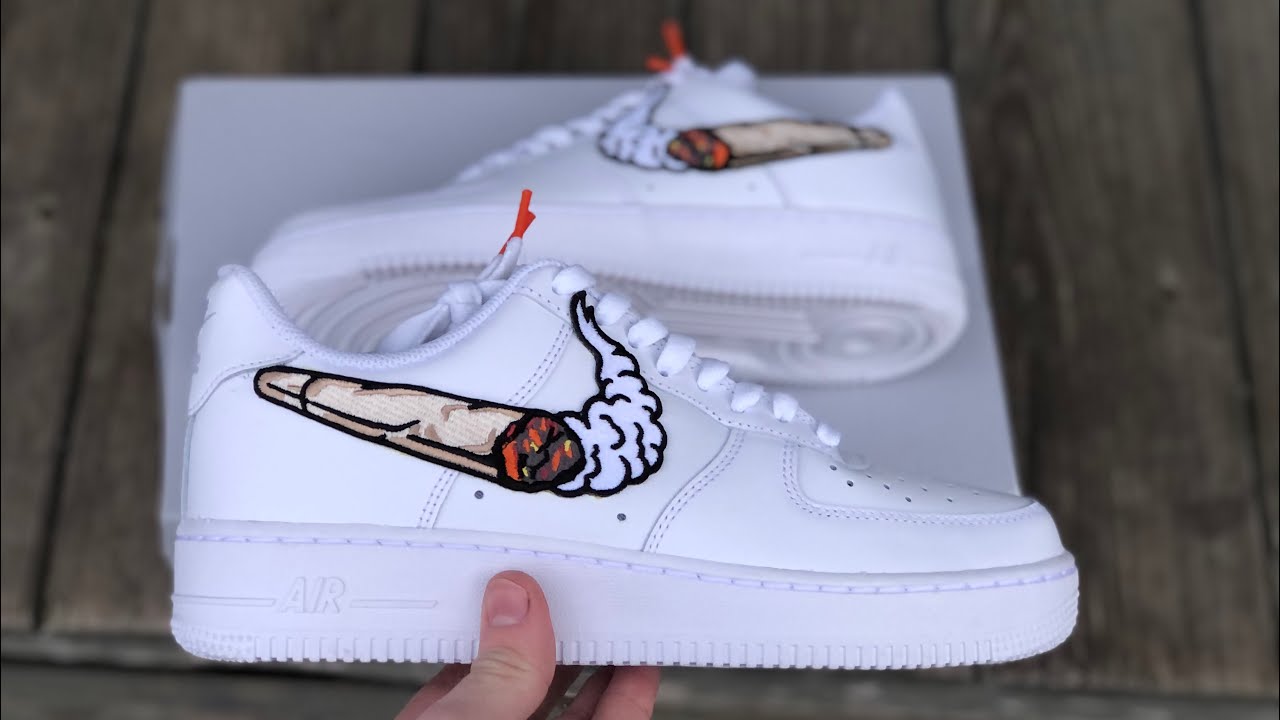 JPMG BLUNTS CUSTOM AIR FORCE 1 LOW WHITE（Nike Air Force 1 x Zoro  