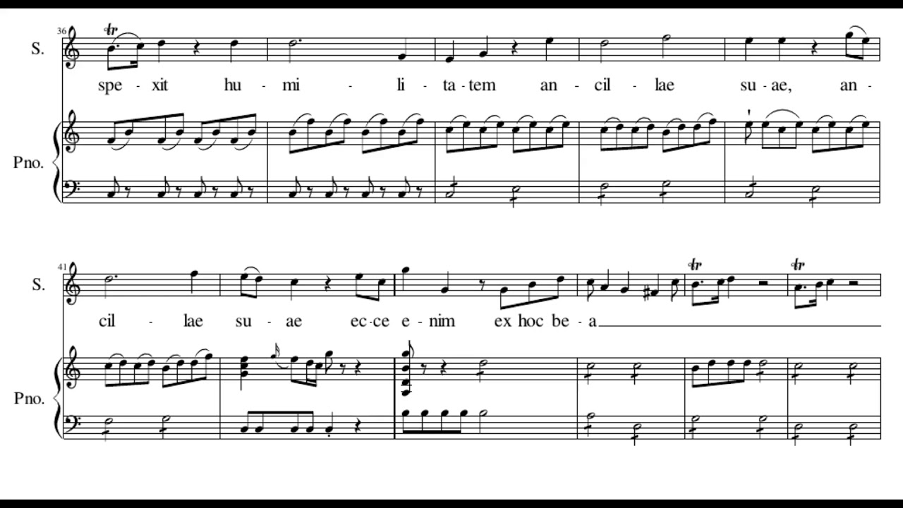 J. C. Bach: Magnificat - 1. Magnificat anima mea Dominum - Jenemann
