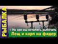 Не зря мы остались рыбачить, а все уехали.  Лещ и карп на фидер.  Новая прикормка сработала.