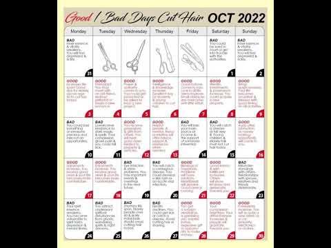 GOOD/BAD DAYS CUT HAIR . OCTOBER 2022 - YouTube
