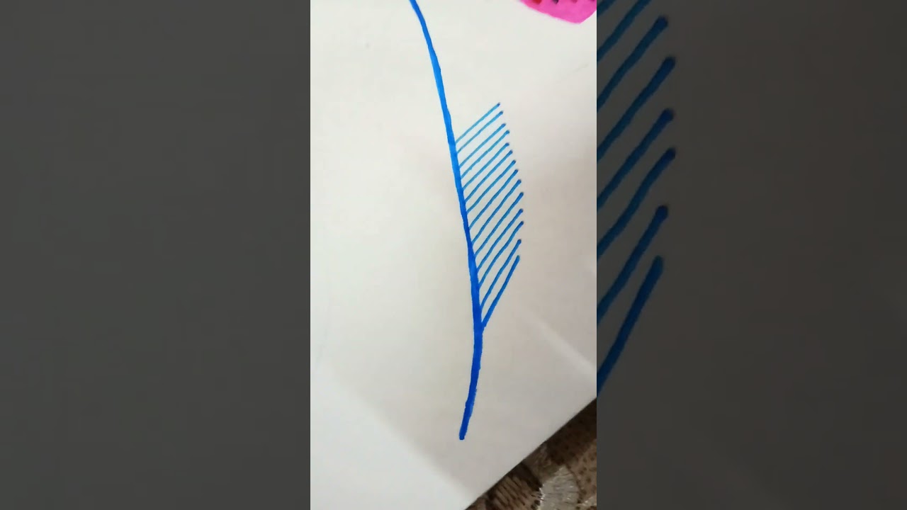 Quick and Easy Leaf doodle  