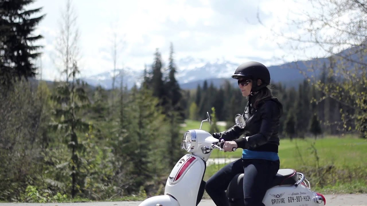 Spitfire scooter rentals Whistler YouTube