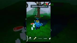 Scythe Vs Bouncing Blade in Saving Kraken Kid 🧒🎃 #roblox #99nightintheforest