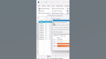 Excel Magical Tip: Checkbox Driven Progress Bars in less than 60 seconds! #shorts