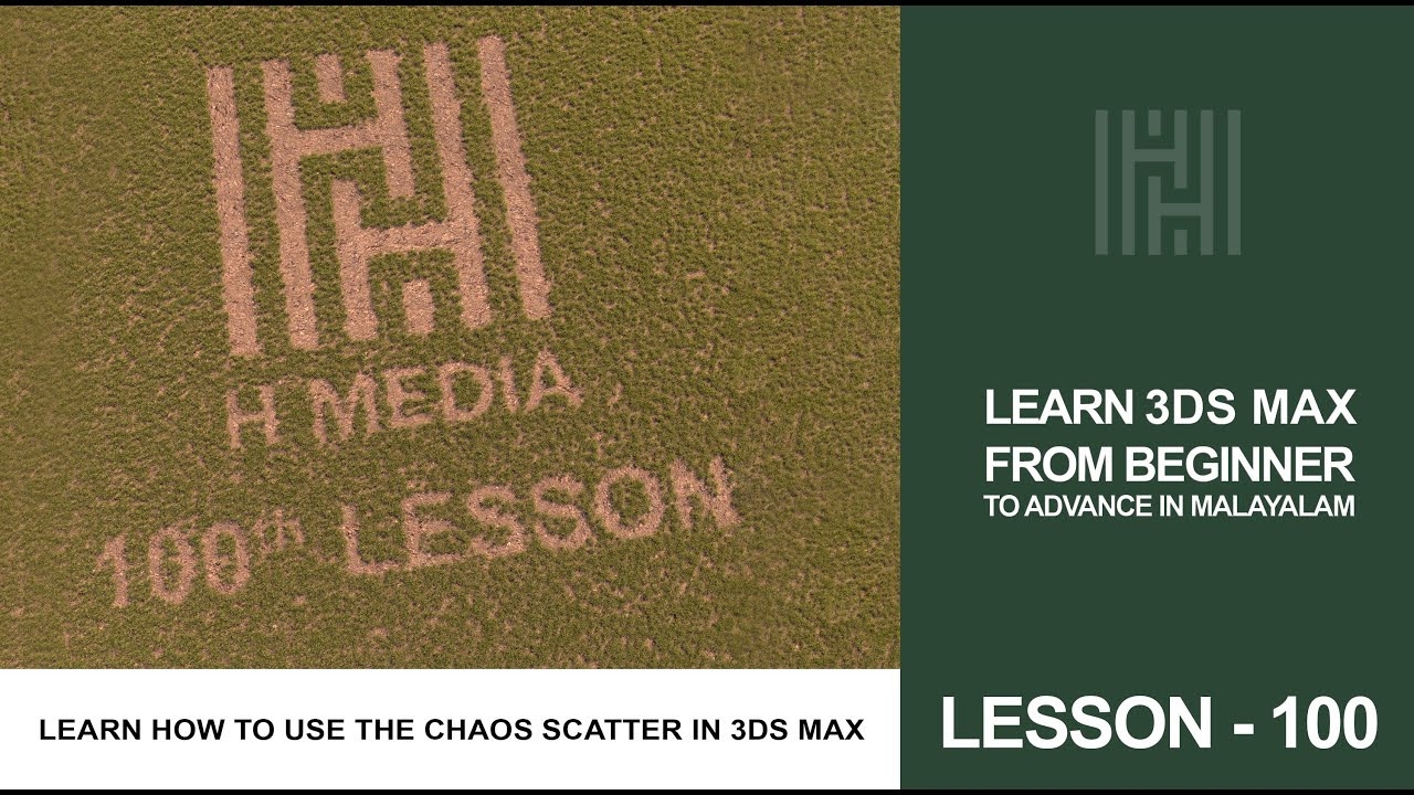 3Ds Max Tutorial Lesson 100 / Learn How To Use The Chaos Scatter In 3Ds ...