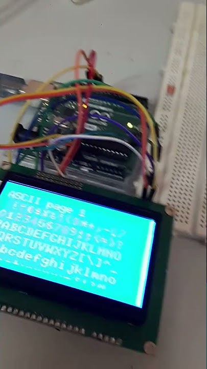 #shorts | A Tutorial on Interfacing 128×64 Graphical LCD with Arduino ...