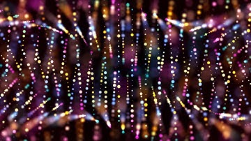 Seamless Loop Particle Flow Twist Abstract Background Animation