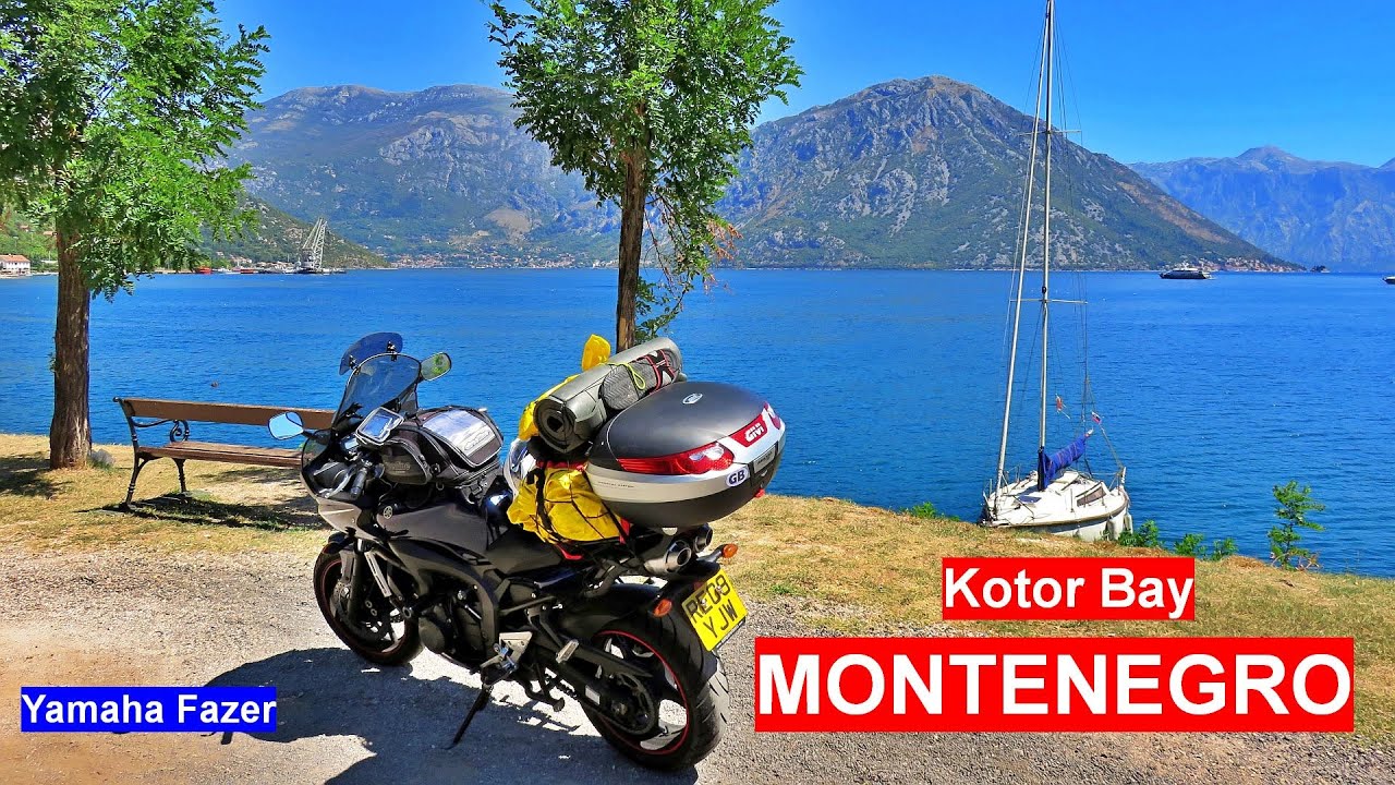 Montenegro, Kotor Bay on a motorbike / Yamaha FZ6 Fazer S2