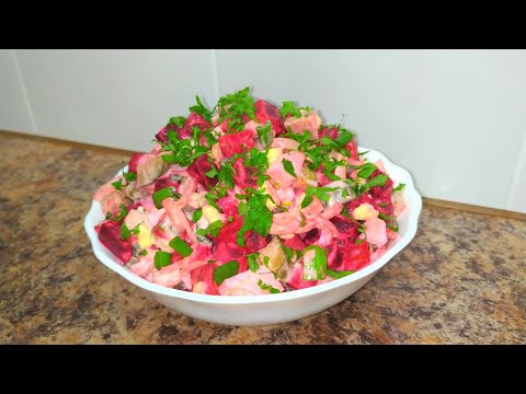 Простой Салат за 5 минут! Это такая вкуснятина! Оторваться невозможно!
