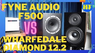 【#書架喇叭】試聽兩款入門級書架喇叭。Fyne Audio F500｜Wharfedale Diamond 12.2，最後加插彩蛋 #Fyne #Wharfedale (cc 中文字幕)