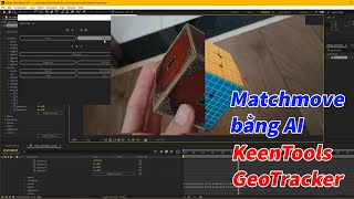 Object track matchmove siêu nhanh không cần dán marker bằng AI - Keentools GeoTracker After Effects