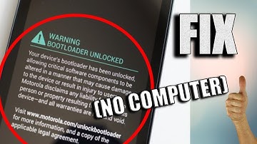 How To Remove / fix Bootloader Unlock Warning Message From Motorola devices (Moto X Play)