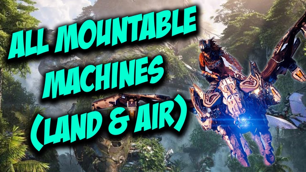 All Possible Mounts in Horizon: Forbidden West (Flying & Land)