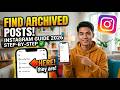 Where Are My Archived Posts on Instagram? How to Find Them