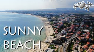 Sunny Beach - Party Capital of the Bulgarian Black Sea shore [4k drone]