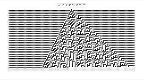 Rule 45 | Cellular Automata | Physics Simulations