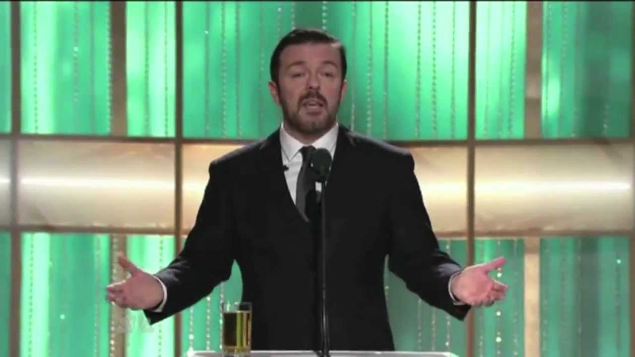 The Best of Ricky Gervais at The Golden Globes (2010-2012) - YouTube
