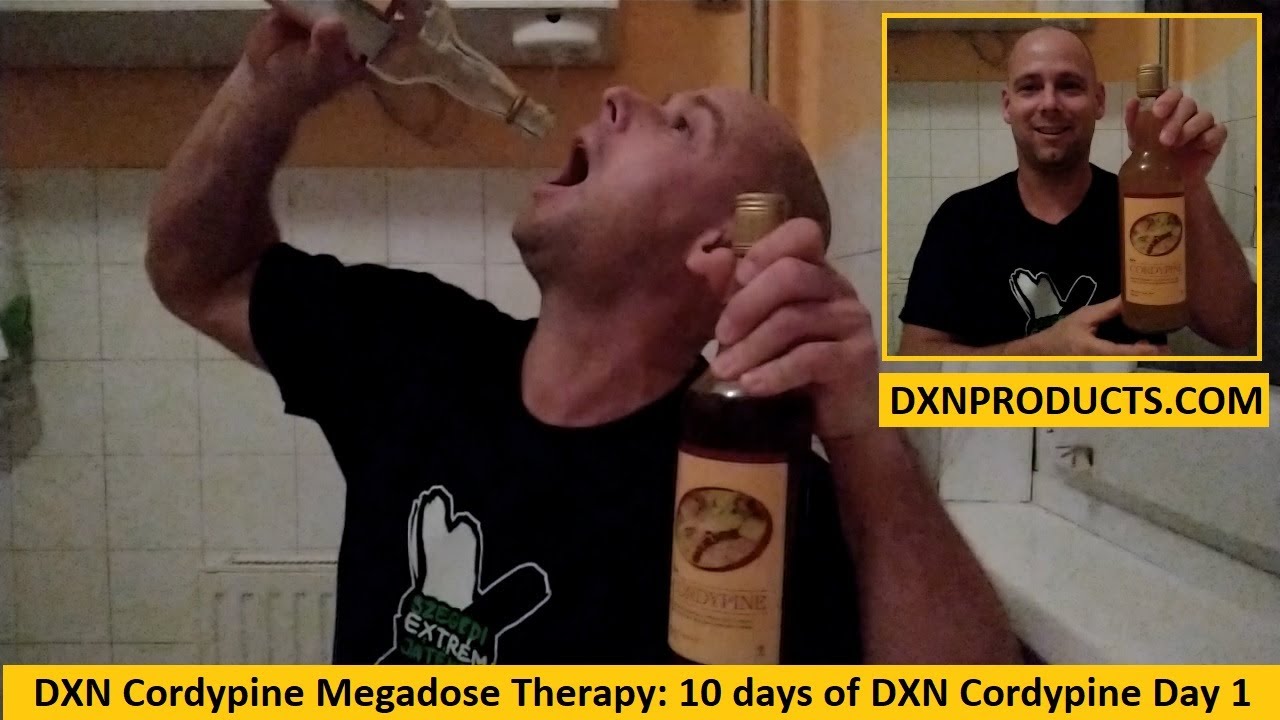 DXN Cordypine Megadose Therapy: 10 days of DXN Cordypine Day 1