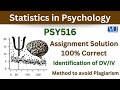 PSY516 Assignment 1 Solution 2024_Psy516 Solved Assignment 2024_100% Correct_Psy516 Assignment