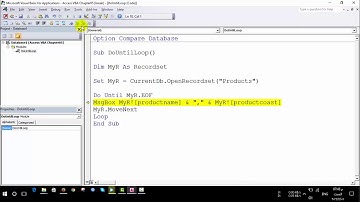 الحلقات التكرارية | do until | كورس اكسس الذهبي