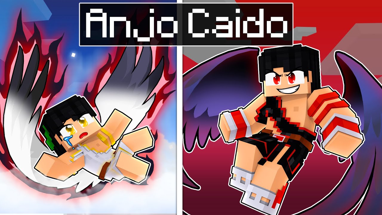 CRESCENDO como um ANJO CAIDO no Minecraft